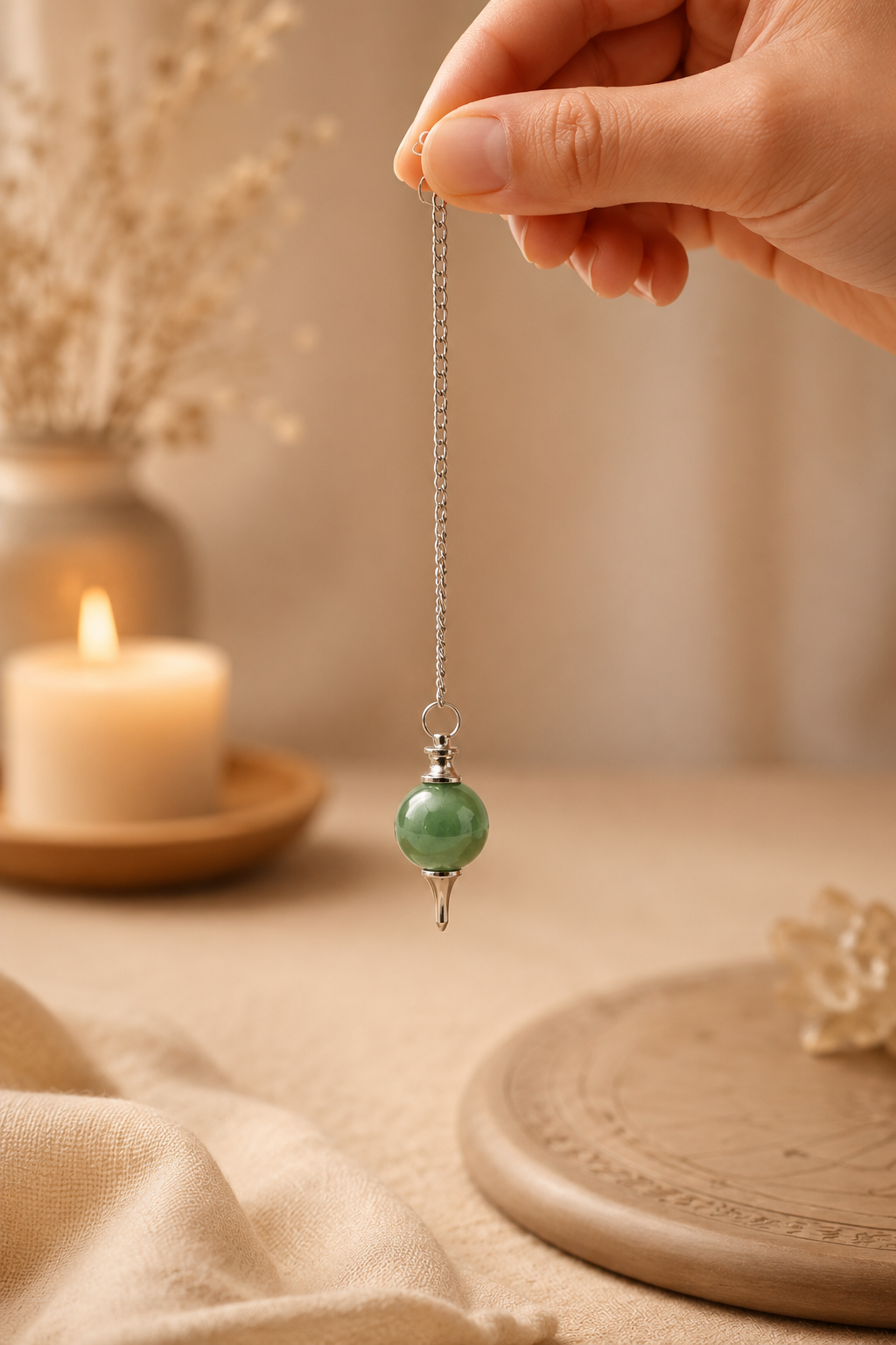 Sphere Pendulums - Green Aventurine