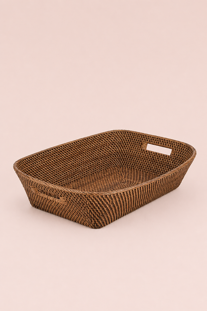 Rotan wasmand naturel bruin