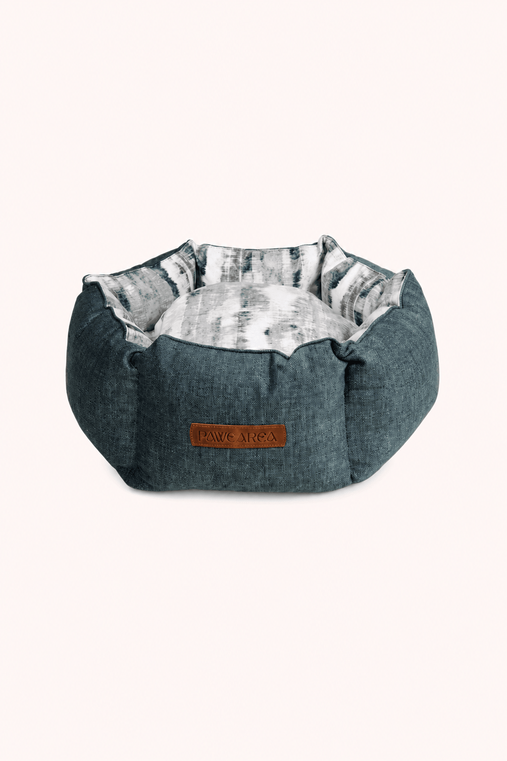Shapes honden en kattenbed met opstand in meubelfluweel