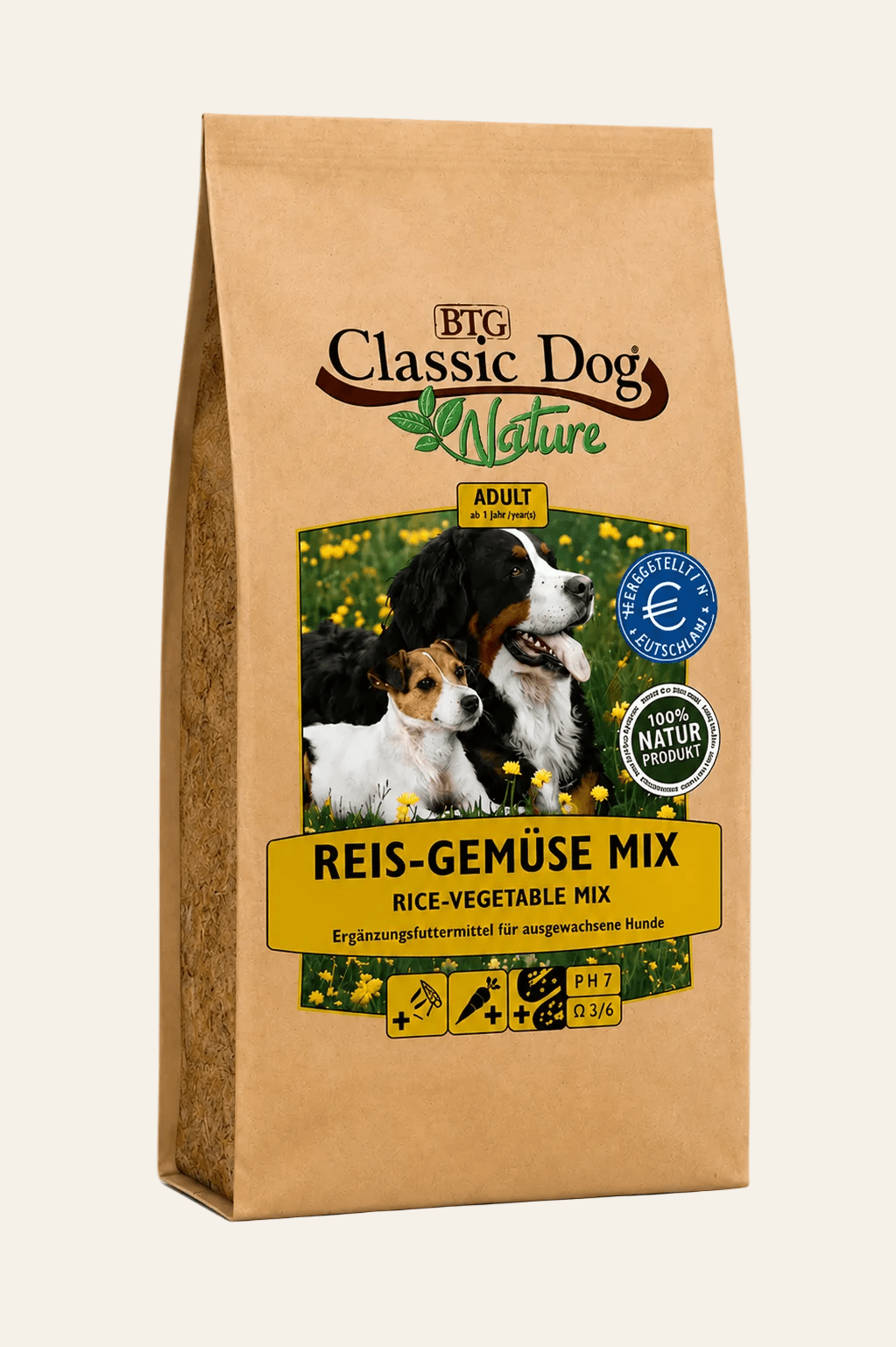 Classic Dog Nature rijst en groentemix 1,25kg