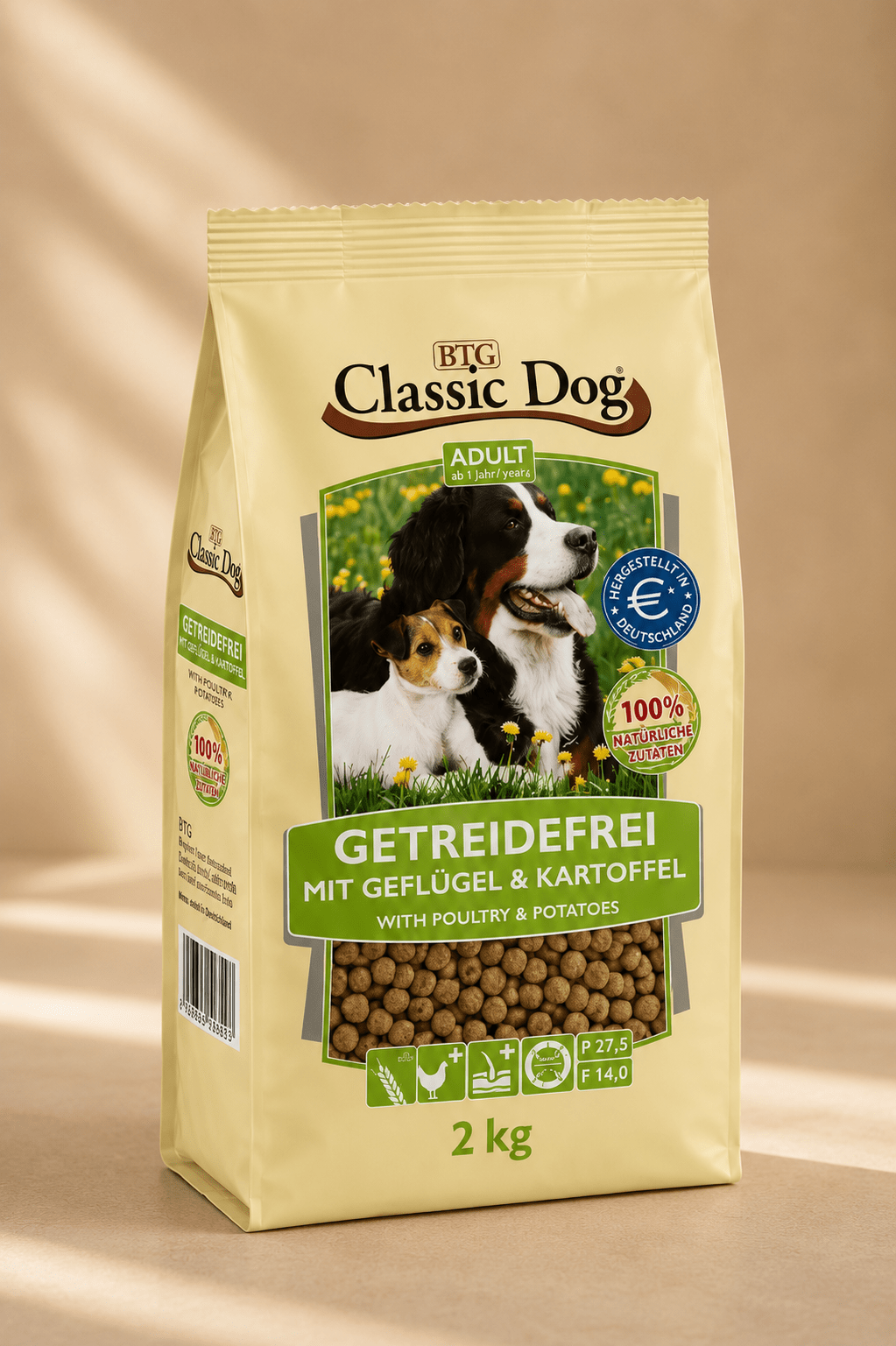 Classic Dog graanvrij hondenvoer met gevogelte en aardappel 2kg