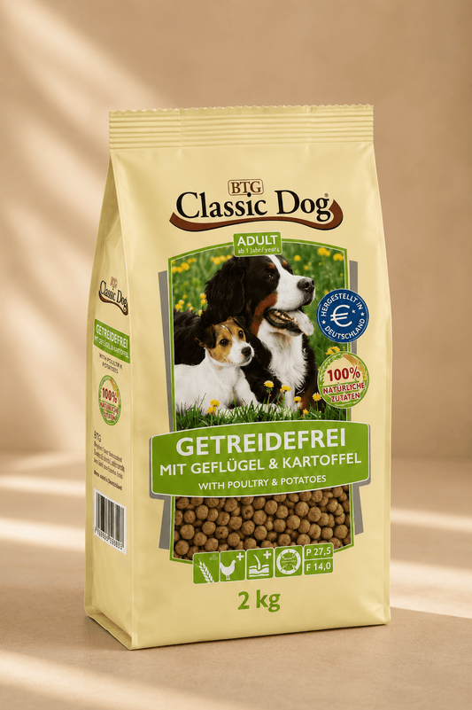 Classic Dog graanvrij hondenvoer met gevogelte en aardappel 2kg