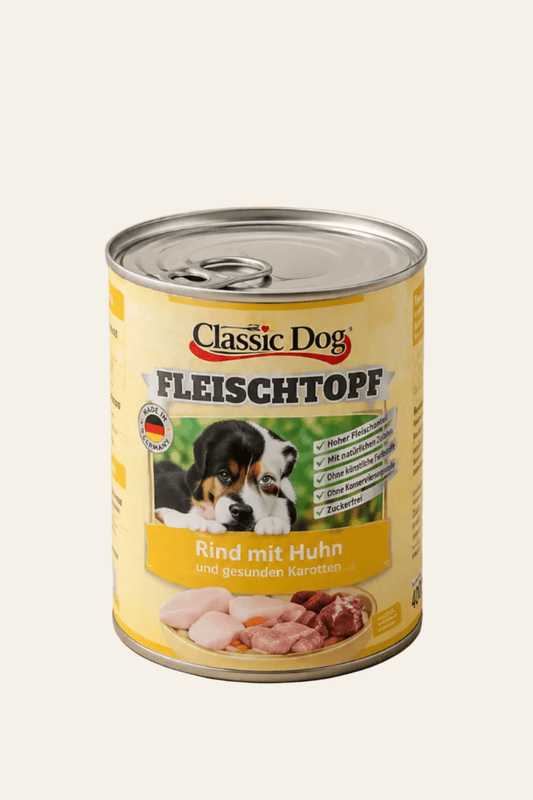 Classic dog blik adult vleespot puur rijk aan kip 6x800g