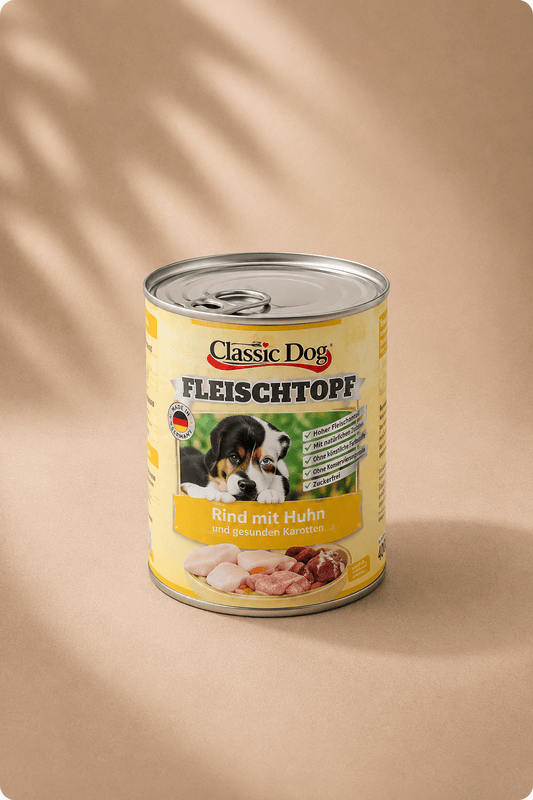 Classic dog blik adult vleespot puur rijk aan kip 6x800g