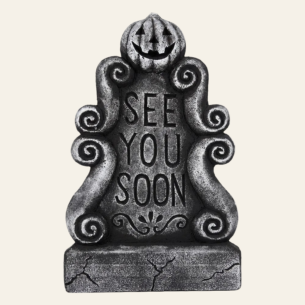 Decoratieve grafsteen voor halloween groot formaat