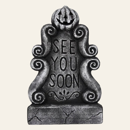 Decoratieve grafsteen voor halloween groot formaat
