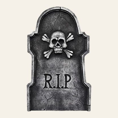 Decoratieve grafzerk met R.I.P. opschrift voor halloween