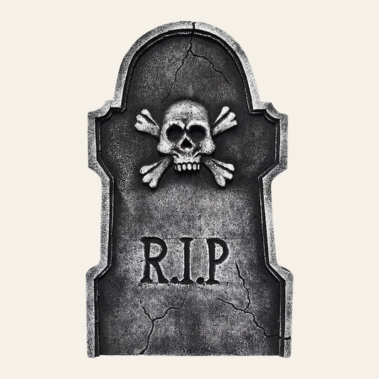 Decoratieve grafzerk met R.I.P. opschrift voor halloween