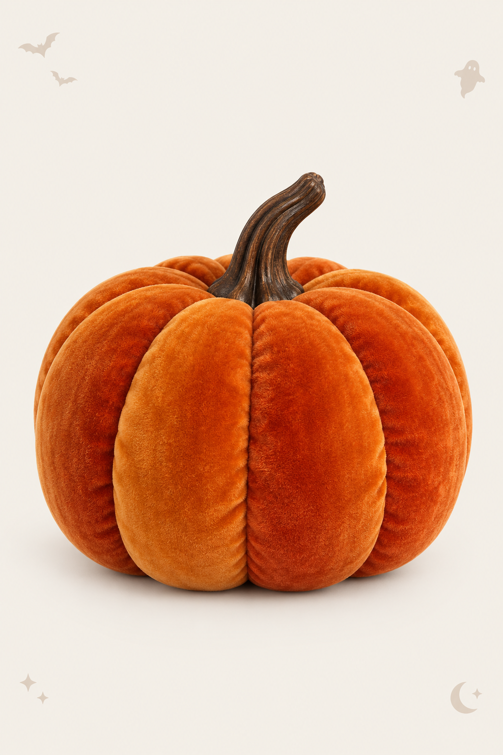 Decoratieve pompoen in oranje voor halloween en herfst