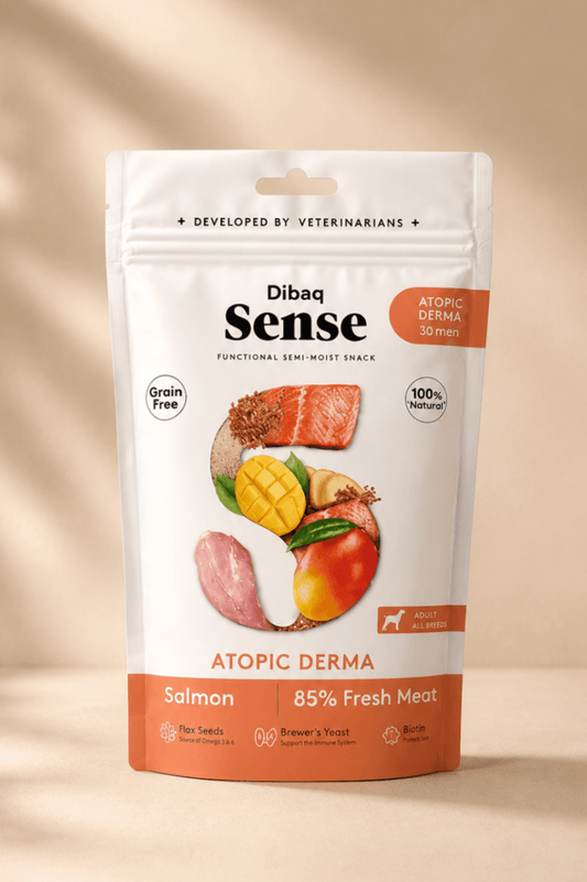 Dibaq Sense derma zalm hondensnack 100g
