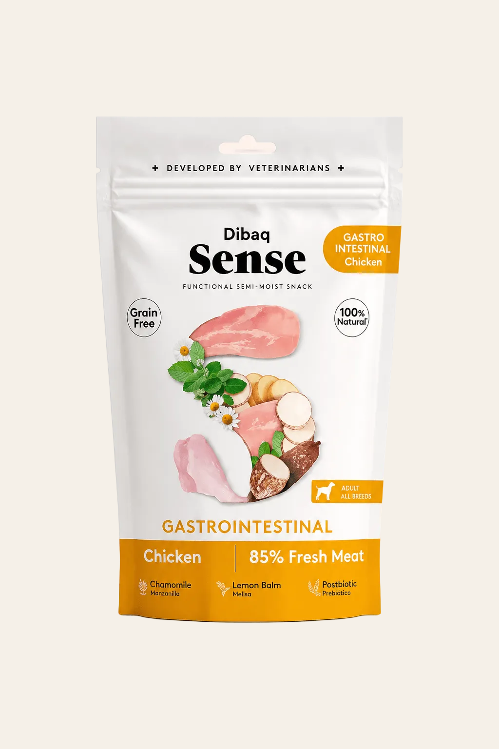 Dibaq Sense gastro intestinaal hondensnack met kip 100g