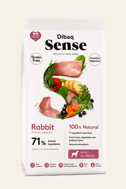 Dibaq Sense konijn en kalkoen hondenvoer 2kg