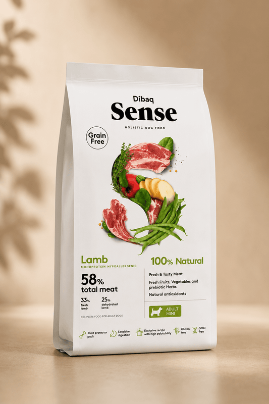 Dibaq Sense mini lam graanvrij hondenvoer 2 kg