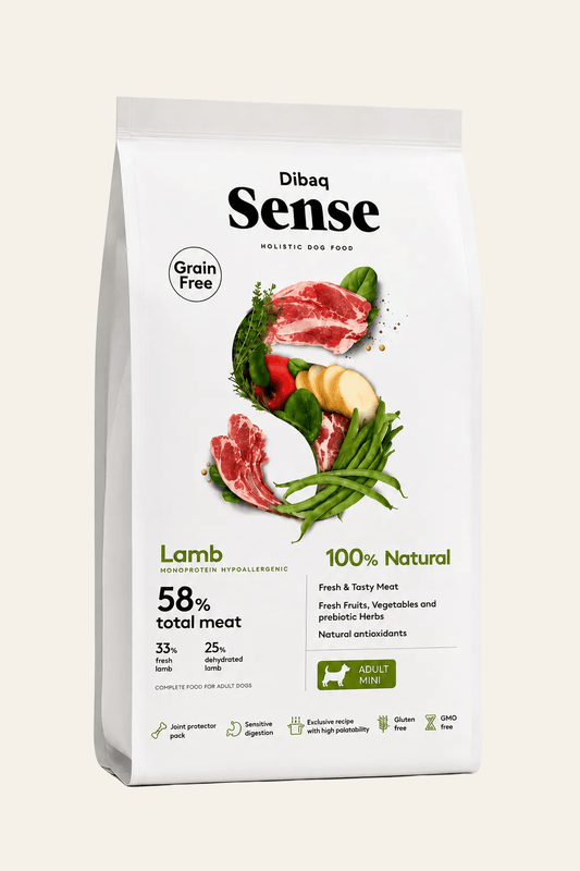 Dibaq Sense mini lam graanvrij hondenvoer 2kg