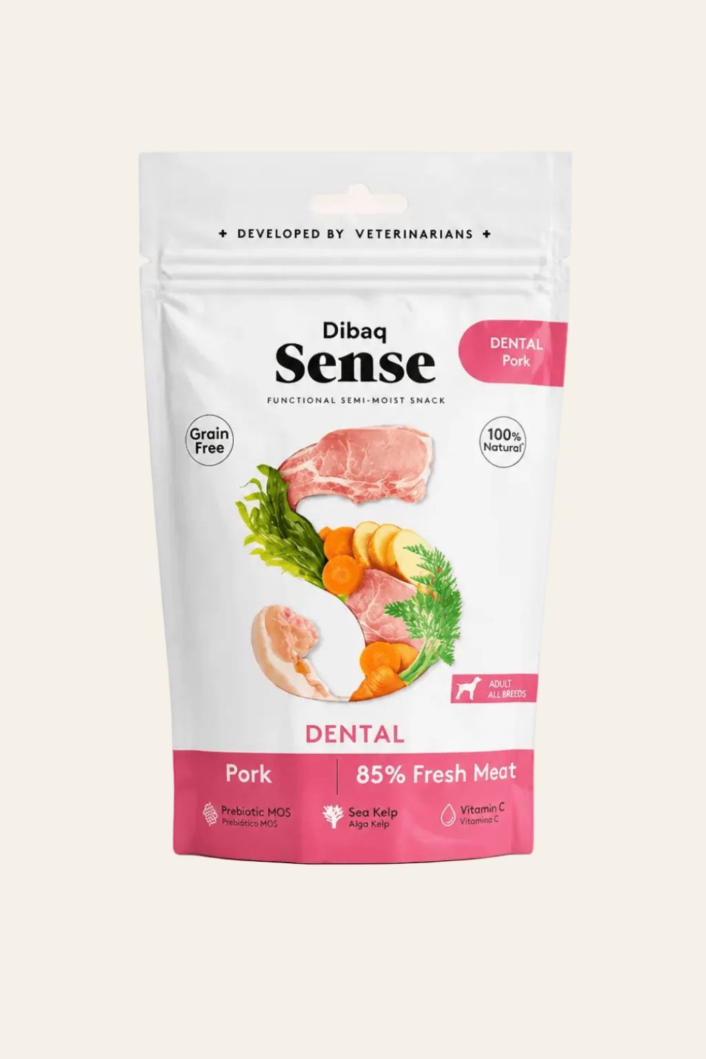 Dibaq Sense tandverzorging varken hondensnack 100g