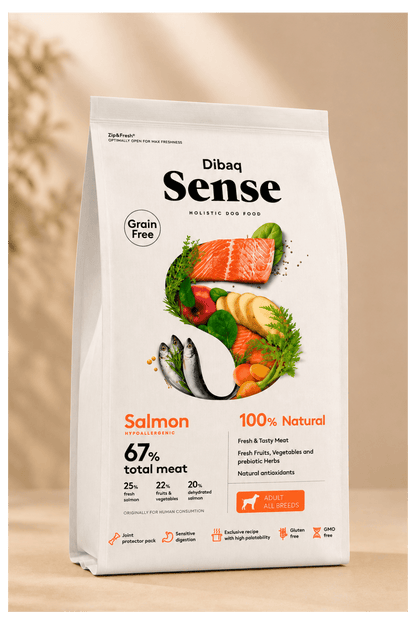 Dibaq Sense zalm en haring graanvrij hondenvoer 2kg