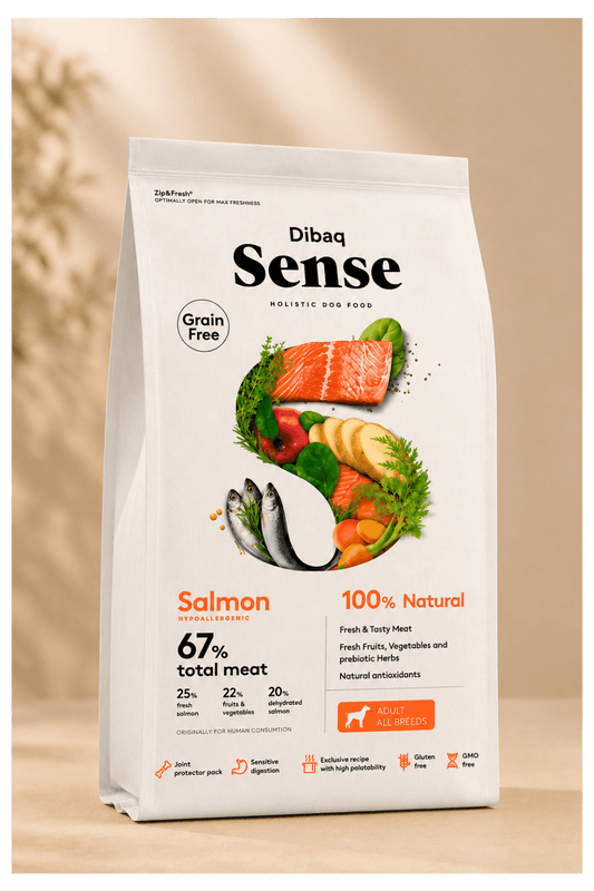 Dibaq Sense zalm en haring graanvrij hondenvoer 2kg