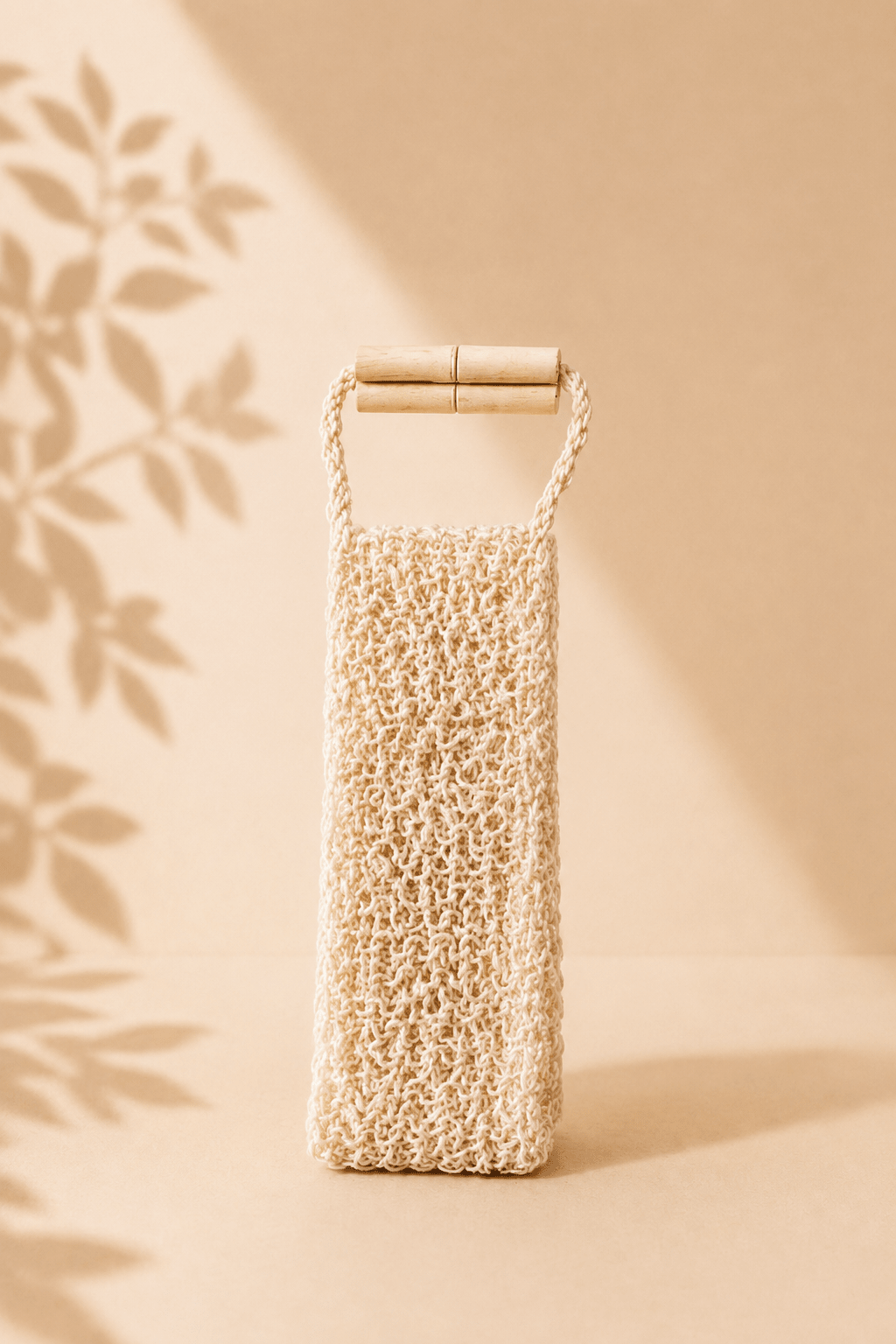 Éponge exfoliante épaisse et spongieuse pour le dos, en fibres naturelles