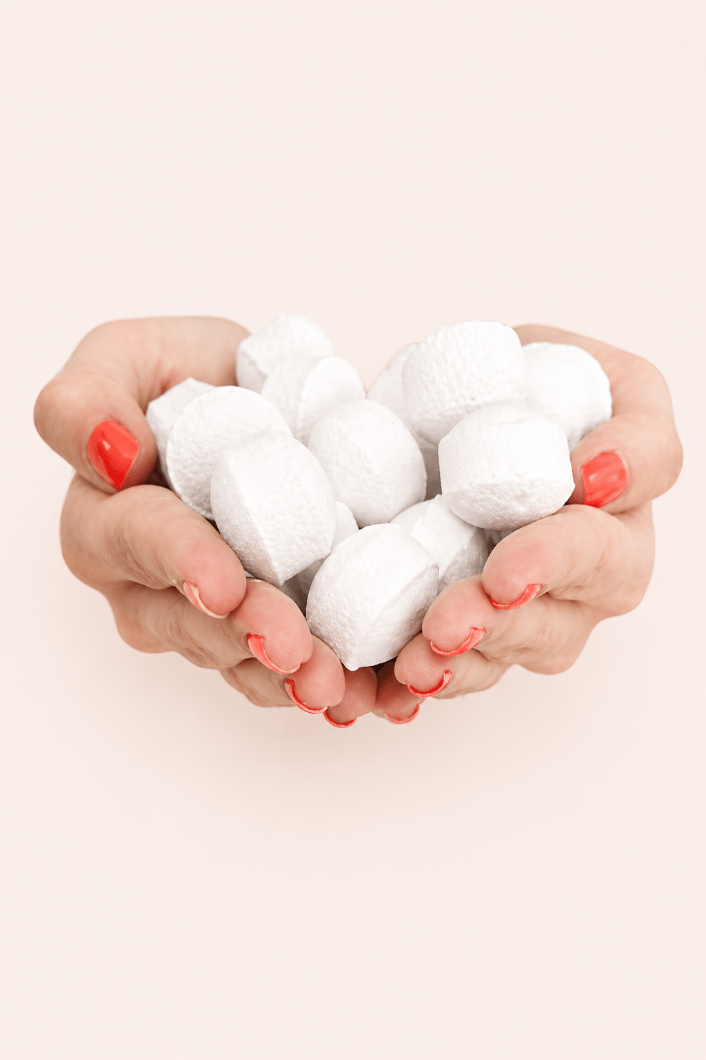 LMW Wellness-Care Doos met mini badbruisballen met kokosgeur, aanvullende productweergave