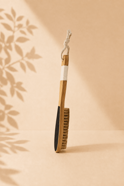 Double brosse avec lime