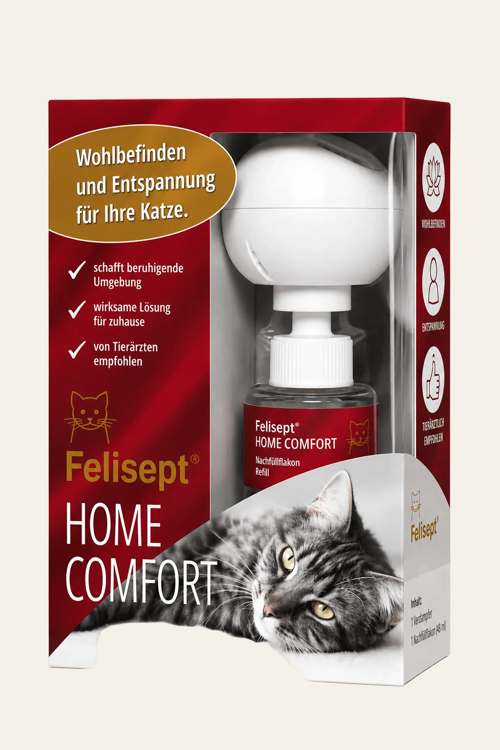 Felisept home comfort kalmerende aromadiffuser start hoogwaardige afwerking  voor katten | LMA Animal Store dierenbeodigdheden