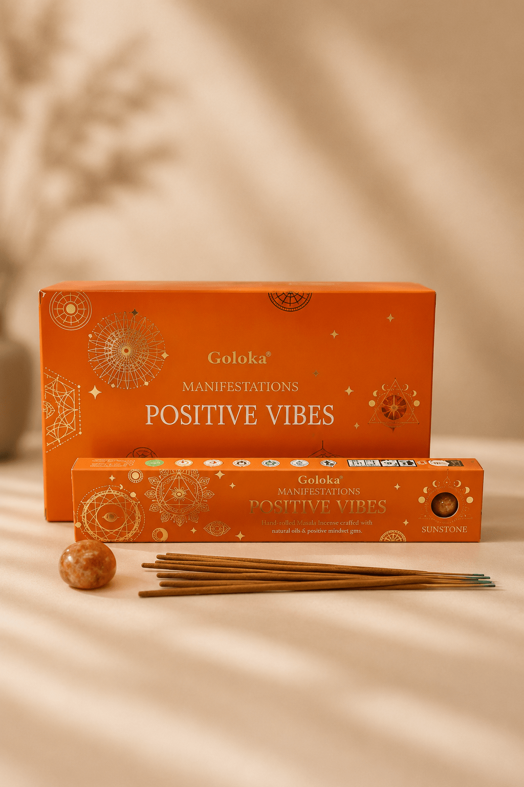 Goloka manifestation positive vibes edelsteen wierook