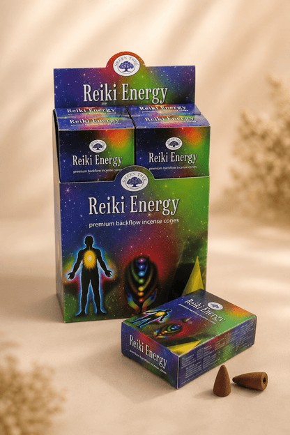 Green tree reiki energy backflow wierookkegels voordeelset - 12 stuks