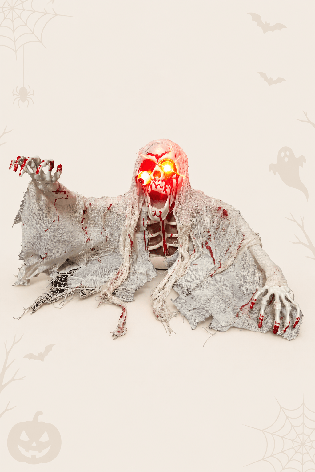 Grondspook voor halloween liggend decoratiefiguur