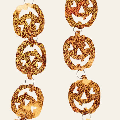 Halloween pompoenenslinger in oranje voor binnen en buiten