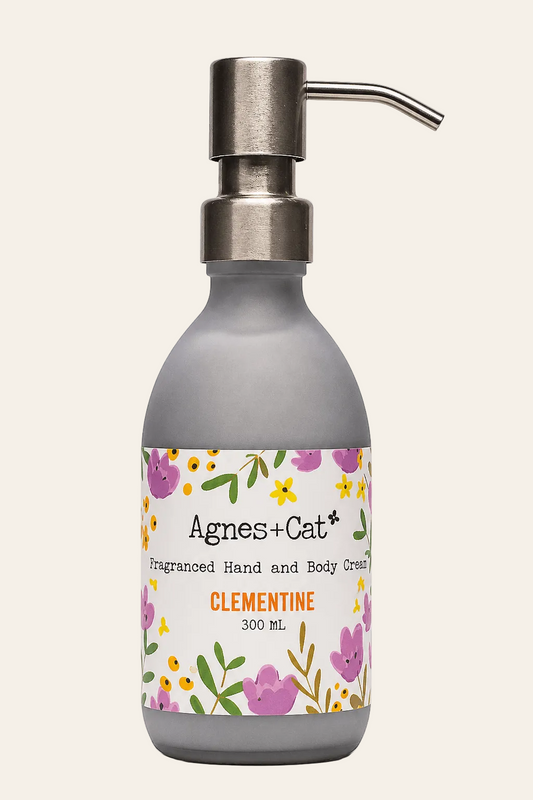 Hand en bodycrème met clementinegeur