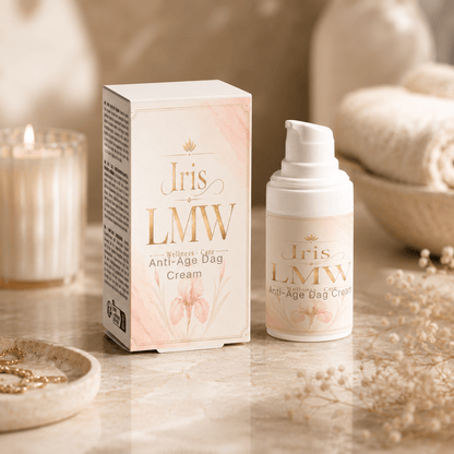 Iris LMW verzorgende anti-aging dagcrème als sfeerbeeld voor dagelijkse huidverzorging.