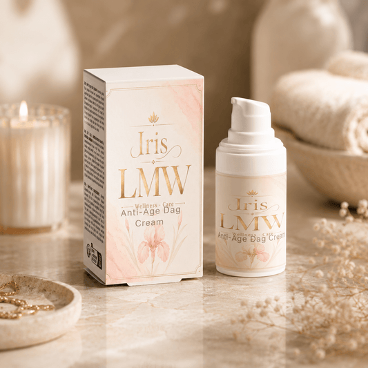Iris LMW verzorgende anti-aging dagcrème als sfeerbeeld voor dagelijkse huidverzorging.