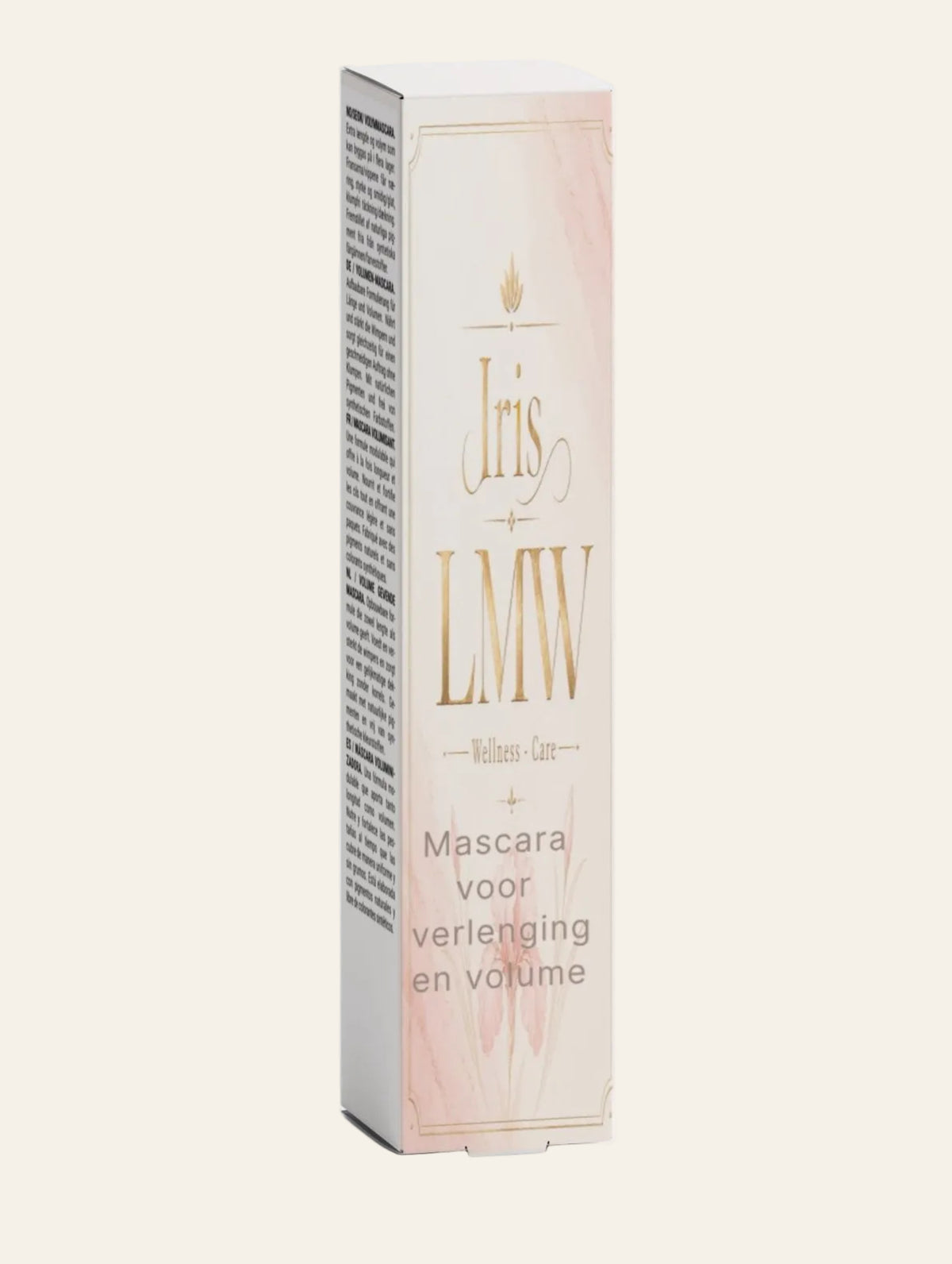 Iris LMW verlengende volumemascara in omdoos als aanvullend productaanzicht.
