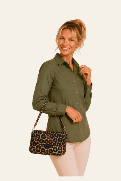 Kate leopard crossbody bag met panterprint