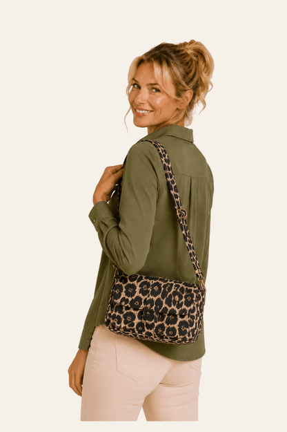 Kate luipaard crossbodytas met panterprint