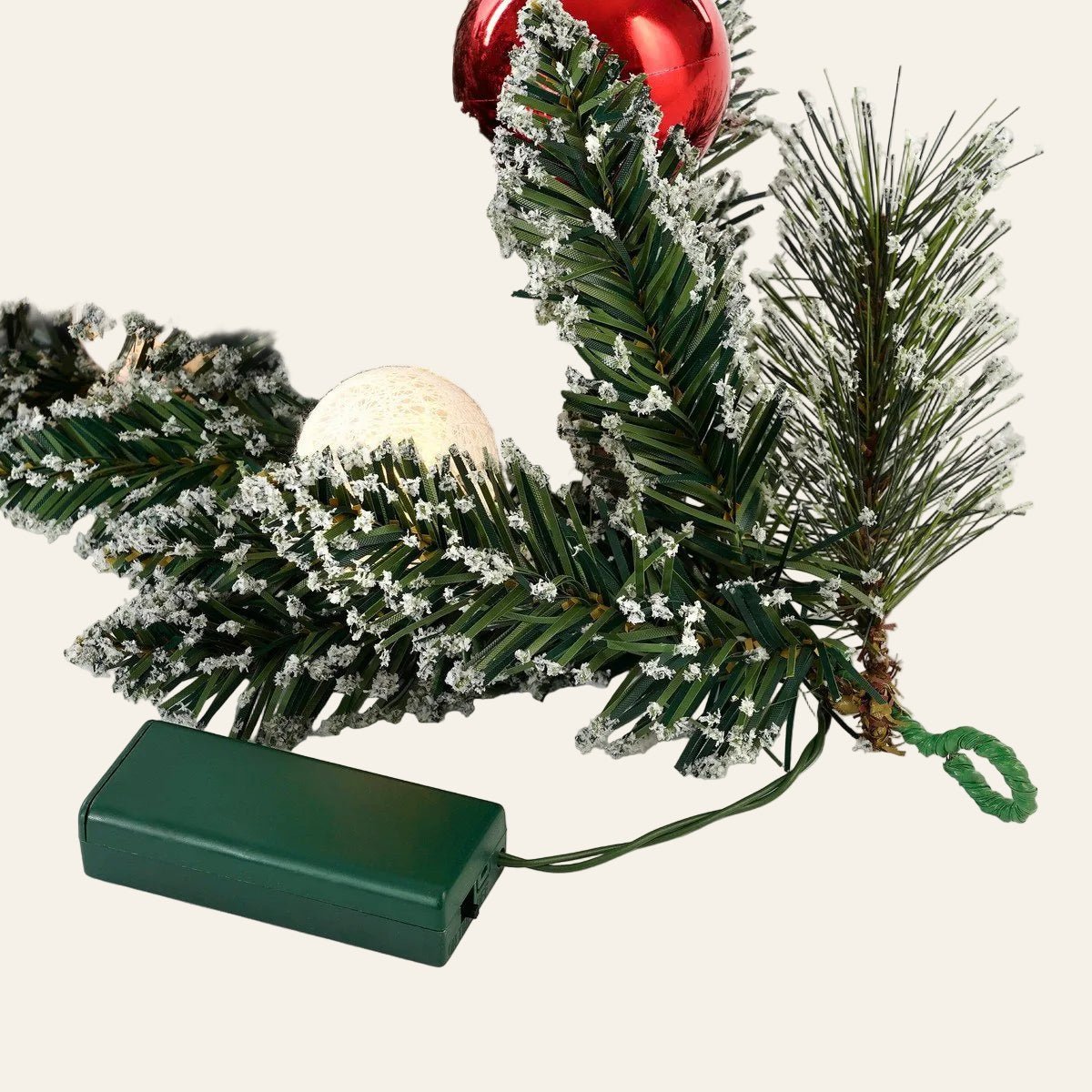 Kerstguirlande Kaprun met LED verlichting 180 cm groen productfoto