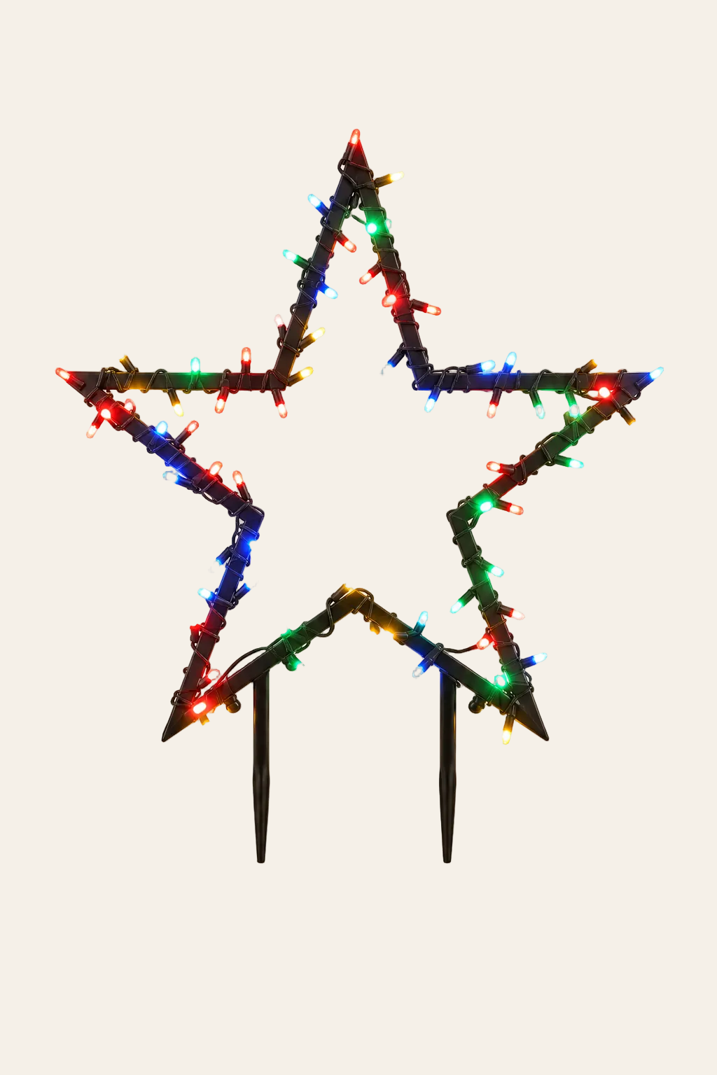 Kerstverlichting ster smart lighting zwart