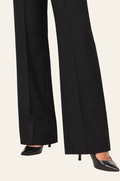 Klassieke broek met rechte pijp in zwart