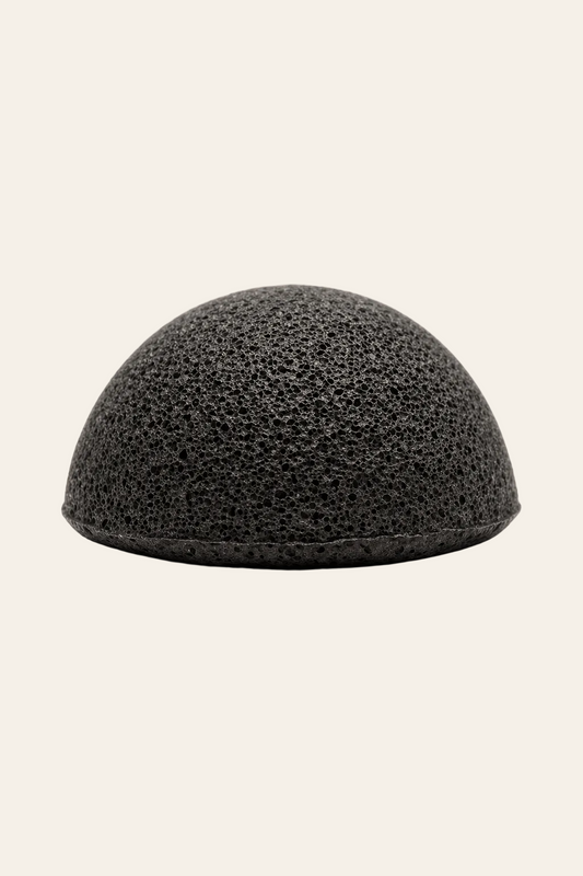 Konjac spons met actieve houtskool
