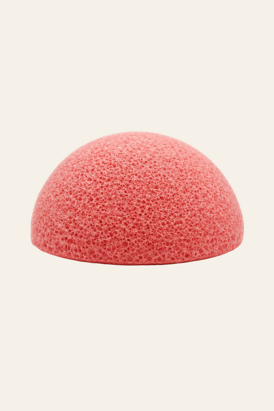 Konjac spons met rozenextract