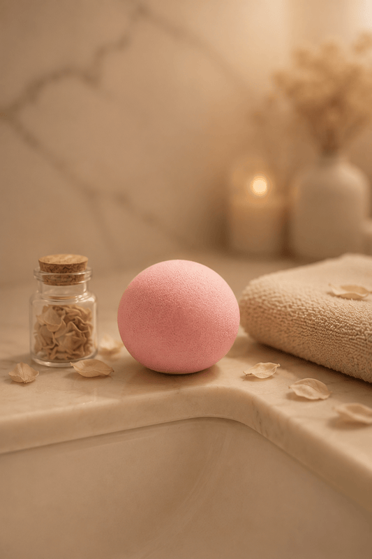 Konjac spons met rozenextract