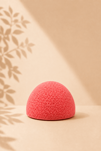 LMW Wellness-Care Konjac spons met rozenextract, productaanzicht