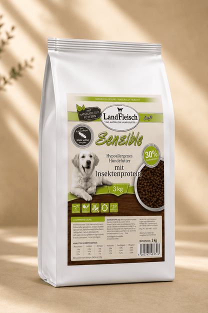 Landfleisch Dog Sensible insect en zoete aardappel 3kg