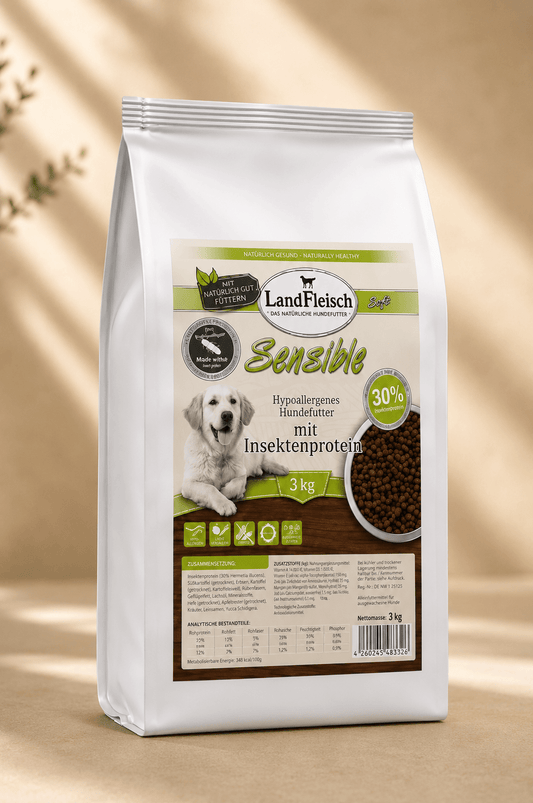 Landfleisch Dog Sensible insect en zoete aardappel 3kg