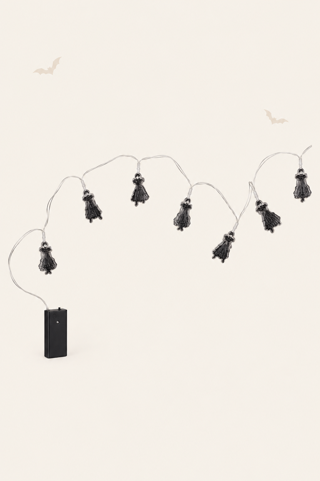 Lichtketting wednesday addams dance pose in zwart