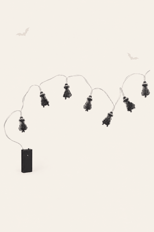 Lichtketting wednesday addams dance pose in zwart