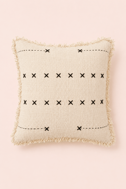 Exclusieve French kiss linnen kussenhoezen als decoratief boho accent
