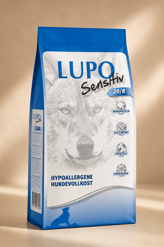 Lupo Sensitiv 20/8 hypoallergeen hondenvoer graanvrij 5kg