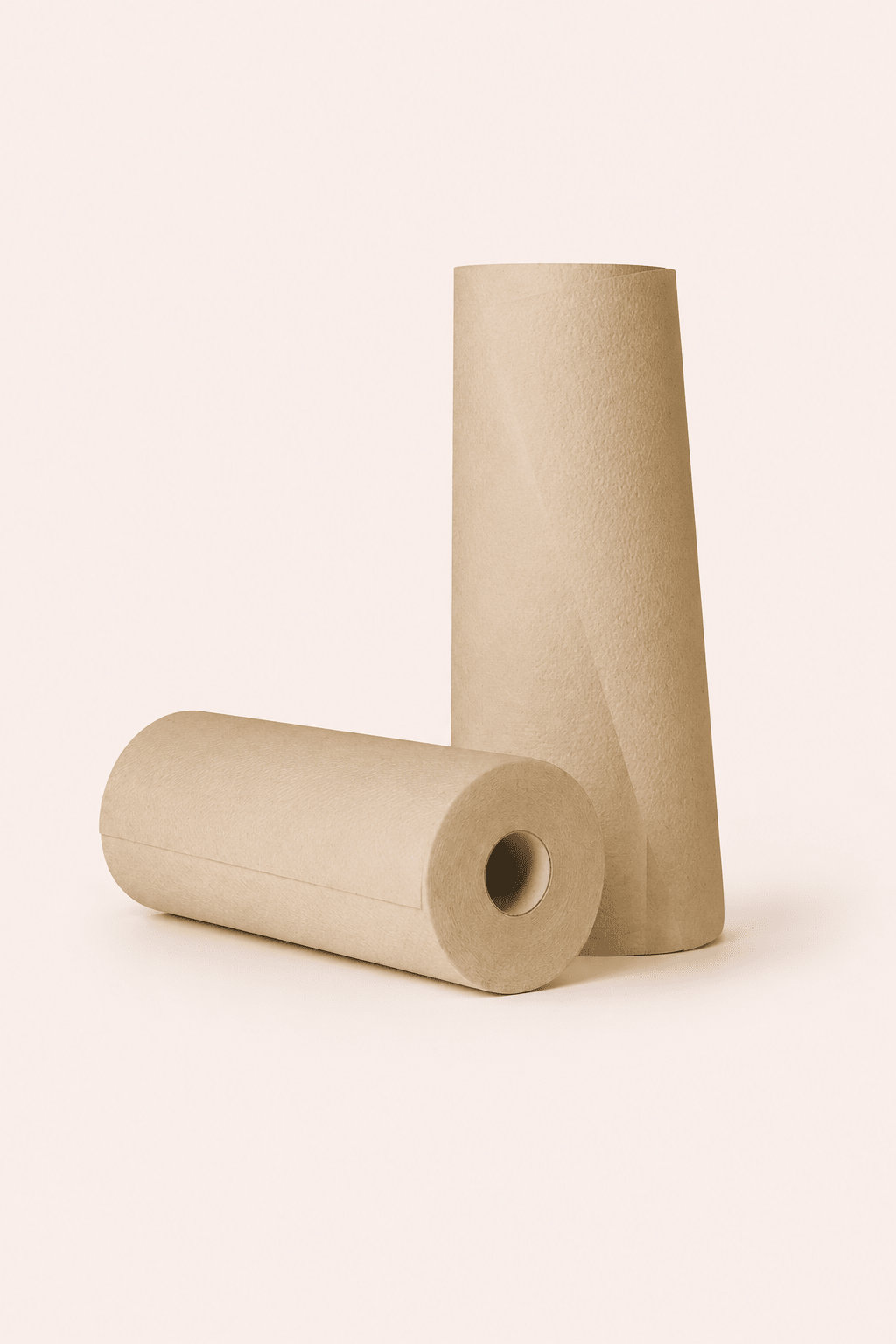 Naturel hondenhanddoeken in beige kleur op rol