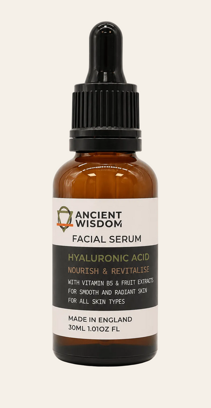 Natuurlijk Gezichtsserum met Hyaluronzuur, Vitamine B5 en Vruchtextracten